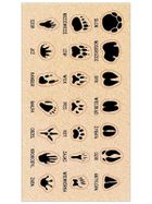 Ranok Creative, naklejki, Ślady zwierząt