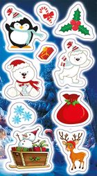 Ranok Creative, naklejki, Zima