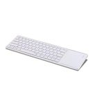 Rapoo, E6700 UI, klawiatura Bluetooth, touchpad, biało-srebrna