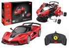 Rastar, Ferrari FXXK EVO, klocki konstrukcyjne, pojazd zdalnie sterowany, czerwony, 1:18, 88 elementów