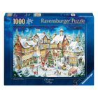 Ravensburger, Białe święta, puzzle, 1000 elementów