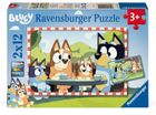 Ravensburger, Bluey, puzzle, 2-12 elementów
