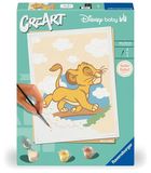 Ravensburger, CreArt, Disney Simba, malowanie po numerach