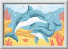 Ravensburger, CreArt for Kids, malowanie po numerach, Delfiny