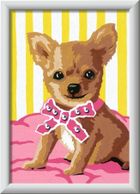 Ravensburger, CreArt for Kids, malowanie po numerach, Mała Chihuahua