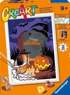 Ravensburger, CreArt, Halloweenowy nastrój, malowanie po numerach