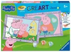 Ravensburger, CreArt Junior, Świnka Peppa, malowanie po numerach