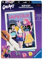 Ravensburger, CreArt, K-Pop Demon Hunters, malowanie po numerach