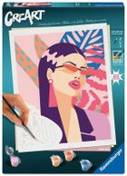 Ravensburger, CreArt, malowanie po numerach, Neonowa Diwa