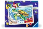 Ravensburger, CreArt, malowanie po numerach, Żółwik