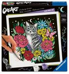 Ravensburger, CreArt, Pixie Cold Edition, Kot, malowanie po numerach