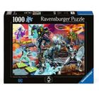 Ravensburger, DC Comics, Cyborg, puzzle, 1000 elementów