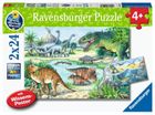 Ravensburger, Dinosaurs, puzzle, 2-24 elementy
