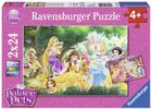Ravensburger, Disney, Przyjaciele Księżniczek, 2-24 elementy