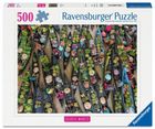 Ravensburger, Floating Market, Indonesia, puzzle, 500 elementów