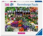 Ravensburger, Flower Market, France, puzzle, 500 elementów