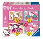 Ravensburger, Hello Kitty, puzzle, 4w1, 72 elementy