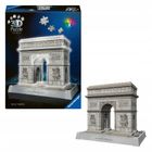 Ravensburger, Iconics, Łuk Triumfalny, puzzle 3D LED, 224 elementy