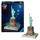 Ravensburger, Iconics, Statua Wolności, puzzle 3D LED, 128 elementów