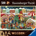 Ravensburger, Jarmark świąteczny, puzzle drewniane, 500 elementów