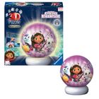 Ravensburger, Koci Domek Gabi, Kula, puzzle 3D, lampka, 72 elementy