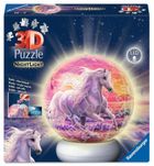 Ravensburger, Koń na plaży, Kula, puzzle 3D, 72 elementy