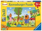 Ravensburger, Kot-o-ciaki, puzzle, 2-12 elementów