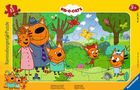 Ravensburger, Kot-o-ciaki, puzzle w ramce, 15 elementów