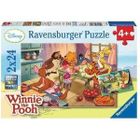Ravensburger, Kubuś Puchatek, Świętowanie z Kubusiem, puzzle, 2-24 elementy