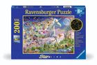 Ravensburger, Magical Butterfly Unicorn, puzzle XXL, 200 elementów