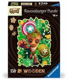 Ravensburger, Marvel, Groot, puzzle drewniane, 150 elementów