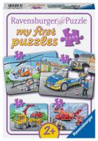 Ravensburger, Moje pojazdy ratunkowe, puzzle, 4w1