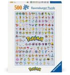 Ravensburger, Pokemon, Postacie, puzzle, 500 elementów