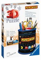 Ravensburger, Przybornik Pac-Man, puzzle 3D, 54 elementy