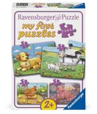 Ravensburger, Rodzina zwierząt, puzzle, 4w1, 20 elementów