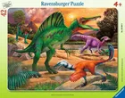 Ravensburger, Spinozaur, puzzle w ramce, 42 elementy