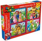 Ravensburger, Super Mario, puzzle, 4-100 elementów