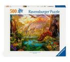 Ravensburger, Świat dinozaurów, puzzle, 500 elementów