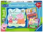 Ravensburger, Świnka Peppa, puzzle, 3-49 elementów