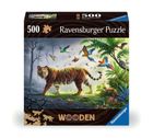 Ravensburger, Tygrys, puzzle drewniane, 500 elementów