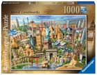 Ravensburger, Zabytki świata, puzzle, 1000 elementów