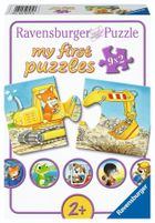 Ravensburger, Zwierzęta na budowie, puzzle, 2-9