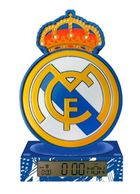 Real Madryt, lampka 3D z budzikiem