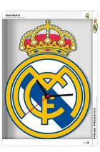 Real Madryt, zegar ścienny XL