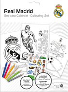 Real Madryt, zestaw do kolorowania, z kredkami