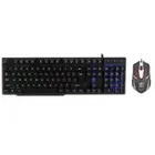 Rebeltec, Oppressor, zestaw przewodowy: klawiatura LED + mysz dla graczy