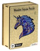 Recent Toys, jednorożec, puzzle drewniane, 185 elementów