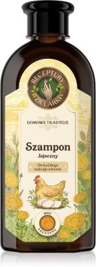 Receptury Zielarki, Domowe tradycje, szampon jajeczny do każdego rodzaju włosów, 350 ml