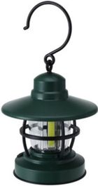Redcliffs, lampa campingowa na baterie, zielony