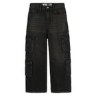 Regulowane jeansy wide leg z kieszeniami Cool Club